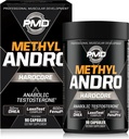 PMD Methyl Andro Hardcore - Support Testosterone for Lean Muscle & Strength Gains-Weightlifting and Workout Performance- Dietary Supplement (90 Capsules)