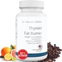 Dr. Westin Childs Thyroid Fat Burner - Fast Acting Thermogenic Weight Loss Supplement for Women with Hypothyroidism, Hashimoto's & Hyperthyroidism for Waist Trimming, Bloating, 30 Servings