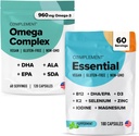 Complement Omega Complex & Essential Multivitamin Bundle – Comprehensive Vegan Nutritional Support for Optimal Health and Wellness
