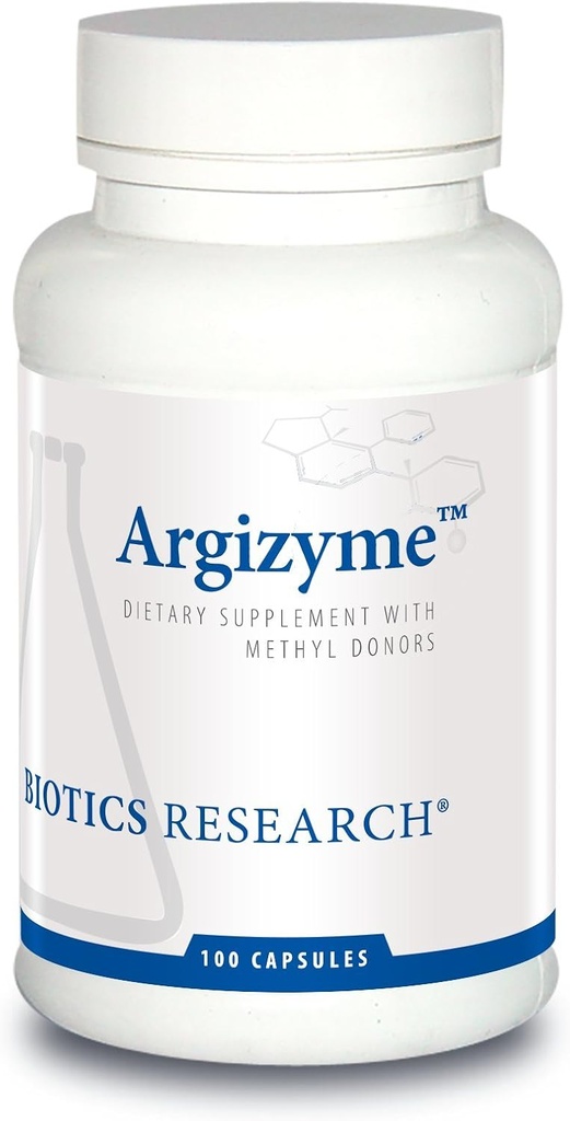 Biotics Research Argizyme Nutritional Support for Healthy Kidneys, Amino Acids, Glandular Support, Urinary Tract Health, Beet Powder, Methyl Donor. 100 Capsules