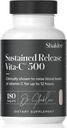 Shaklee - Sustained Release Vita-C® 500mg - High-Potency Cellular and Immune Support Formula with Proprietary Sustained-Release System - includes Rose Hips and Bioflavonoid Blend - 180 Tablets