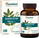 Himalaya Quercetin Supplement for Plant-Based Bioflavonoid Support and Daily Wellness, Antioxidant and Immune Support, 500 mg, Non-GMO, 60 Vegetarian Caplets, 2 Month Supply