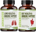 Lung Health & Immune Support Supplement - Lung Cleanse and Detox With Immunity Vitamins For Better Lungs, Immune Defense, Clear Lungs & Deep Breathing Including Quercetin & Cordyceps.Two Months Supply