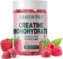 Creatine Monohydrate Gummies for Men & Women-5g of Creatine Monohydrate per Serving - Sugar Free,Vegan, Raspberry Flavor, 120 Count