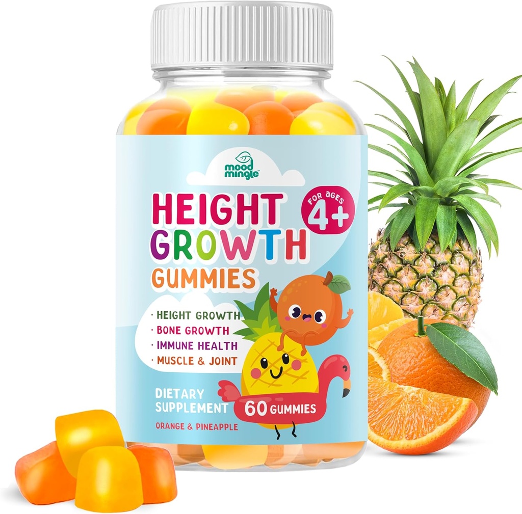 Height Growth Gummies Supplement - Kids Teens Height Increaser Maximizer Grow Taller Vitamins