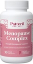 Pattern Wellness Menopause Complex – Herbal Supplement for Women’s Wellness & Hormone Health Support – with Black Cohosh, DIM & Bioperine® – 30 Vegan Capsules, 3rd Party Tested