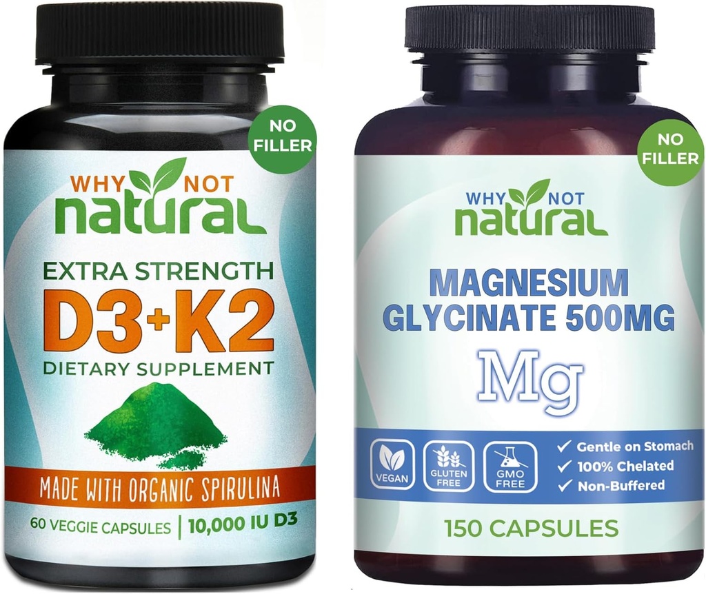 Magnesium Glycinate and Vitamin D3K2