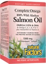 NATURAL FACTORS Wild Alask Salmon Oil, 90 CT