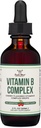 Double Wood Supplements Liquid Vitamin B Complex - 2 Month Supply - Max Absorption - B3, B6, B7 (Biotin), B9, and Vitamin B12 - Cherry Flavor - 2 FL OZ