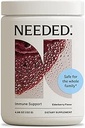 Needed. Immune Support Immunity Powder - for The Whole Family - Pregnancy Safe Immunity Supplement - Zinc with Elderberry - Easy-to-Take