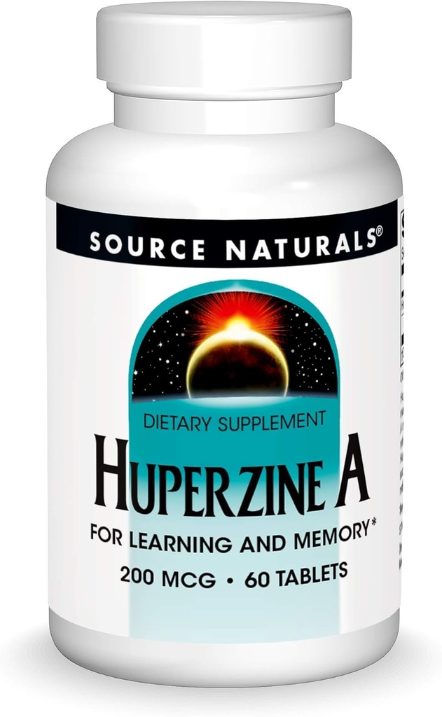 Source Naturals Huperzine A 200 mcg for Learning & Memory - 60 Tablets