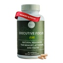 AM Nootropic Brain Supplement – Memory, Focus & Mental Clarity Support – Clean Energy Without Jitters – Cognitive Boost for Attention & Productivity – 30 Day Capsules