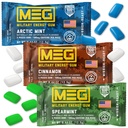 MEG Gum - Military Energy Gum | 100mg of Caffeine Per Piece - 15 piece Sample Pack - Energy and Focus to Boost Performace