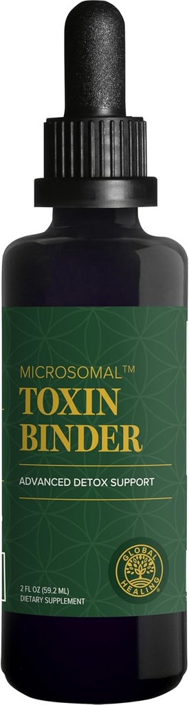 Global Healing Center - MicroSomal Toxin Binder - Detox Support - 2 Fl Oz