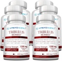 Approved Science Tribulus Terrestris - 360 Capsules - Boosts Testosterone, Enhances Athletic Performance, Supports Muscle Growth and Repair - 95% Furostanol Saponins - Bioperine - Vegan - 6 Bottles