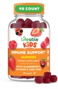 Lifeable Kids Immune Support Gummies | Elderberry Vitamin C and Zinc | Great Tasting Immune Support Supplement Elderberry Gummies for Kids | Kids Elderberry Gummies for Boys, Girls | 90 Gummies
