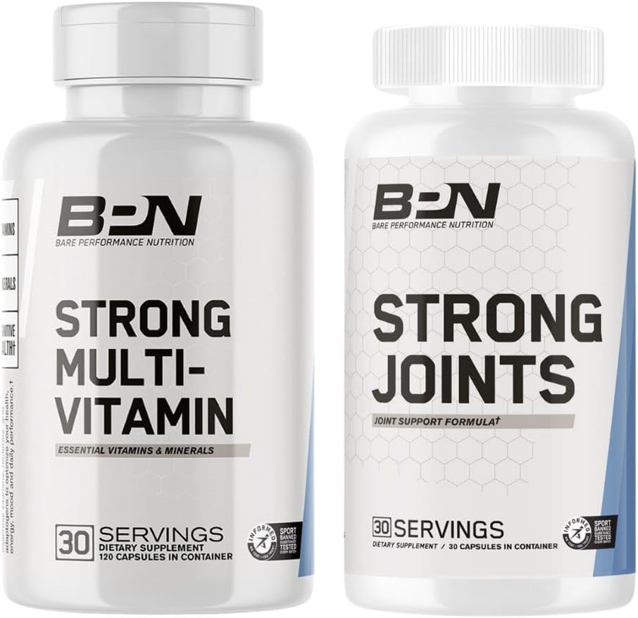 BARE PERFORMANCE NUTRITION BPN Strong Multi-Vitamin & Strong Joints Bundle