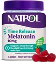 Natrol 10 mg Melatonin Gummies, Time Release Sleep Gummies for Adults, Minimize Wake Ups, Strawberry-Flavored, 35 Count, 35 Day Supply