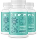 GutOptim Probiotic & Prebiotic Capsules | Pre and Probiotics for Synbiotic Gut Health & Bloating Relief for Women & Men | Enzyme with Probiotics for Digestive Health | Non-GMO, 60 Ct, 3 Month Supply