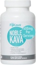 FijiKava Noble Kava Kava Capsules, 600mg Kavalactones Per Serving, Natural Relaxation & Sleep Support Supplement, Vegan & Non-GMO, 120-Count, Premium Piper Methysticum Extract for Calm & Stress Relief
