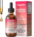 Cortisol Supplements for Women, Cortisol Wellness Liquid Drops, 16 in 1 Cortisol Detox Reducer w. Ashwagandha, Magnesium, L-Theanine, Folate for Relaxation & Hormone Balance, Strawberry