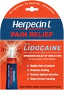 Herpecin-L Pain Relief Treatment for Cold Sores and Fever Blisters, with Lidocaine, numbs Pain and Itch, Protects Against Infection, 0.15 oz