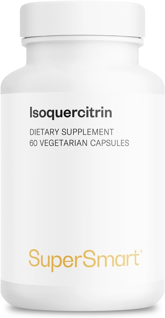 Supersmart - Alpha Glycosyl IsoQuercitrin 200mg per Day - Bioactive Quercetin EMIQ - Flavonoid Supplement | Non-GMO & Gluten Free - 60 Vegetarian Capsules