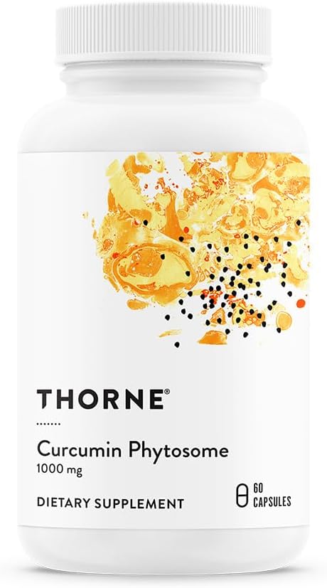 THORNE - Curcumin Phytosome 1000 mg (Meriva) - Clinically Studied, High Absorption - Supports Healthy Inflammatory Response in Joints, Muscles, GI Tract, Liver, Brain & Nerves* - 30 Servings