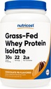 Nutricost Grass-Fed Whey Protein Isolate (Chocolate Peanut Butter) 2LBS - Non-GMO, Gluten Free, Natural Flavors