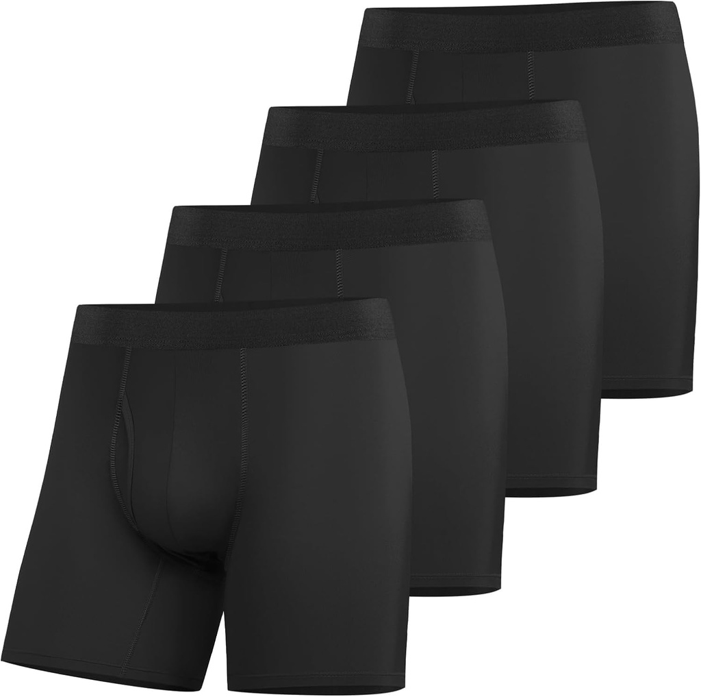 Natural Feelings Athletic Mens Underwear Boxer Briefs for Men pack 2-4 Pack S M L XL XXL