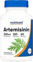 Nutricost Artemisinin 200mg, 120 Vegetarian Capsules - Non-GMO, Gluten Free, 60 Servings