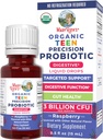 MaryRuth Organics USDA Organic Liquid Probiotic Drops for Teens | Gut Health | Digestive Health | Occasional Digestive Discomfort | Overall Health and Wellness | Non GMO | Vegan | 30 Servings