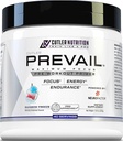 Prevail Pre Workout Powder with Nootropics: Pre Workout for Men and Women, Cutting Edge Energy and Focus Supplement with L Citrulline, Alpha GPC, L Tyrosine, Neurofactor | Rainbow Freeze, 40 SRV