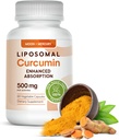 Liposomal Turmeric Curcumin 500mg - 60 Turmeric Curcumin Supplements Capsules