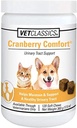 Vet Classics Cranberry Comfort Urinary Tract Pet Supplement for Dogs, Cats – Maintains Dog Bladder Health, Cat Bladder Control – Pet Supplements for Incontinence – 120 Soft Chews