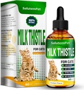 Сat Kidney Support | Milk Thistle for Cats | Herbal Supplement for Kittens & Adult Ones | Solution for All Breeds | Care for Liver | Сhicken Flavor | 2 Oz