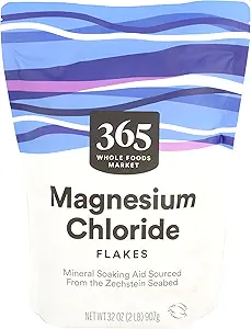365 by Whole Foods Market, Magnesium Chloride Flakes, Mineral Soaking Aid, 32 Ounce