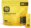 SALTT Electrolytes Powder Flavored Drink Mix - Stoked Mango - 30 Hydration Packets - Magnesium, Potassium, Sodium, Trace Minerals - Zero Sugar & Gluten Free - Travel Essentials