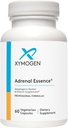 XYMOGEN Adrenal Essence - Adrenal Support with Adaptogenic Herbs (Cordyceps, Rhodiola Extract, Ginseng) + B Vitamins - Helps Support Healthy Energy Levels and Healthy Immune Function (60 Capsules)
