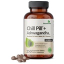 Futurebiotics Chill Pill + Ashwagandha, Rhodiola, St. John’s Wort, & L-Theanine - Non-GMO, 250 Vegetarian Tablets