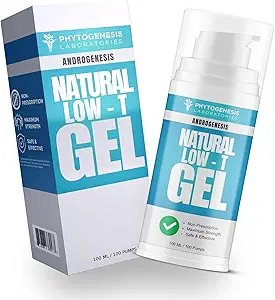 Natural Low-T Support Gel - T Booster for Men - Muscle Recovery, Energy Booster, Healthy Aging