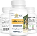 Bio-Tech Pharmacal D-Mannose, Supports Bladder and Urinary Tract Health (100 Count)