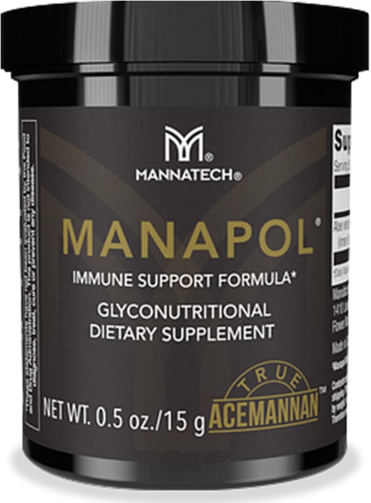 Mannatech Manapol Immune Support Formula for Immunity Support & Immunity Boost. Aloe Vera Powder Prebiotic for Digestive Health. Aloe Vera Drink for Immune Support Supplement 0.5oz/15g