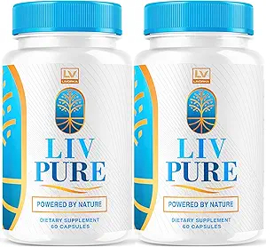 (2 Pack) Liv Pure, Liv Pure Reviews, Liv Pure Pills, Liv Pure Pills Reviews, Livpure Pills, Livpure, Liv Pure Capsules Liver Pills, Liv Pure 120 Capsules for 60 Days.