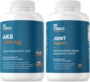 Dr. Tobias AKG Supplement & Joint Support Supplement - Supports Energy, Muscles, Cartilage & Joint Health, Non-GMO