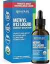 USDA Organic Vitamin B12 Liquid Drops - Methylcobalamin for Enhanced Energy and Nervous System Support - 30 Servings - Highly Bioavailable for Absorption - Non-GMO, Vegan, Strawberry Flavor, 1 Fl Oz