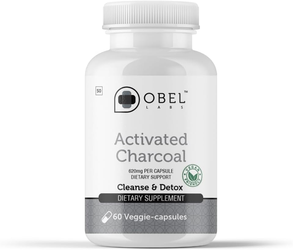 obel Activated Charcoal Capsules | Digestive Support Supplement