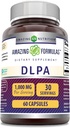 Amazing Formulas DLPA (DL-Phenylalanine) Supplement | 1000 Mg per Serving | 60 Capsules | Non-GMO | Gluten-Free | Made in USA