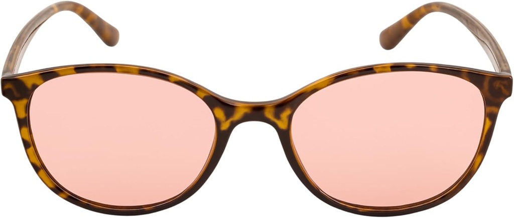 FL-41 Migraine Glasses for Light Sensitivity/Photophobia–Indoor/Outdoor Transitional Lens–Tortoise Frame