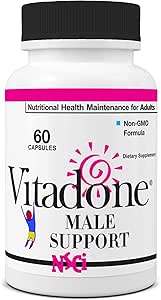 NSC Male Bedroom Support - Nutrients for Wellness in The Bedroom - Complements Original Balance Systems, Moods, Mens Energy & Vigor - Niacin, Zinc, Fenugreek, Maca Powder, Caffeine - 60 ct.